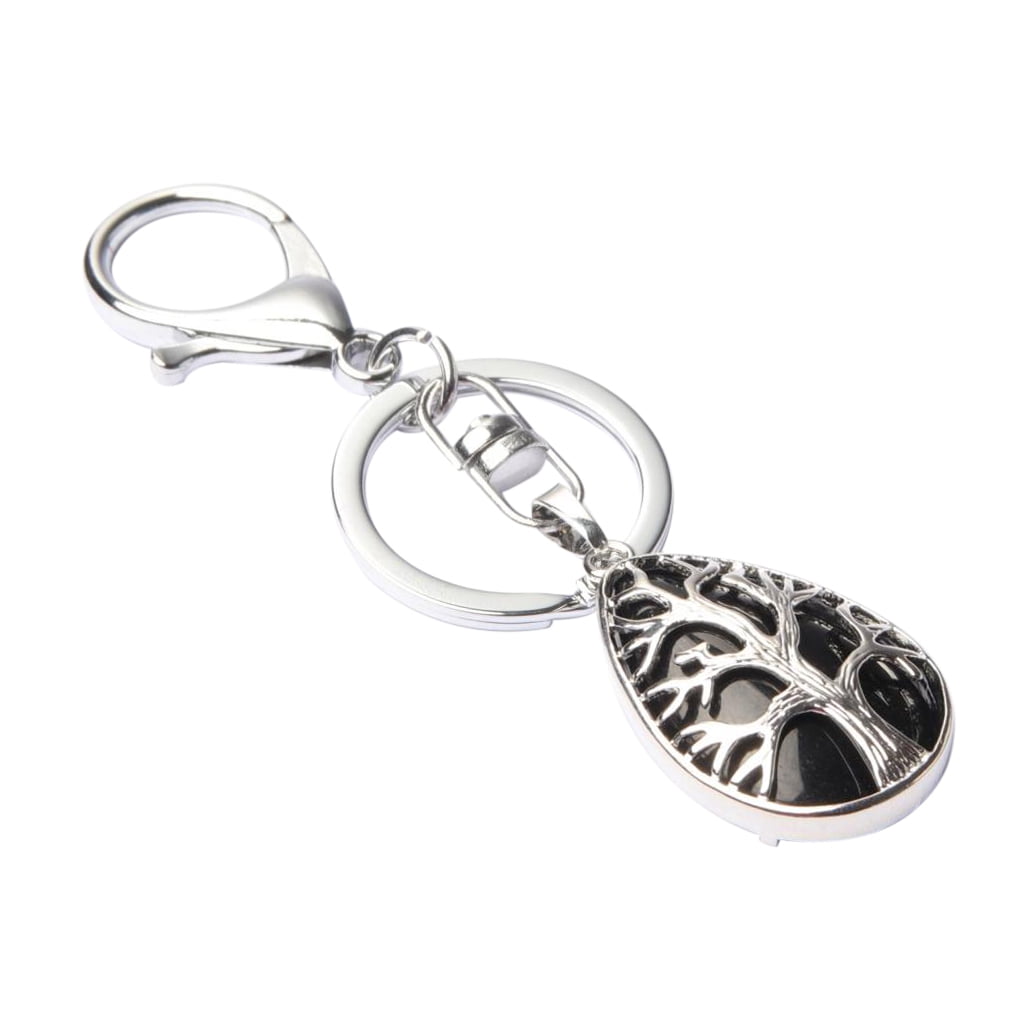 Tree Of Life Lobster Clasp Loop Keychain Gemstone Pendant Keyring DIY Pendant Tree Of Life Lobster Clasp Loop Keychain Gemstone Pendant Keyring DIY Pendant
